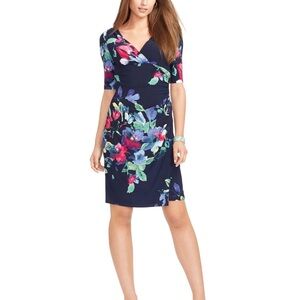 Ralph Lauren 18W Floral Wrap Dress
